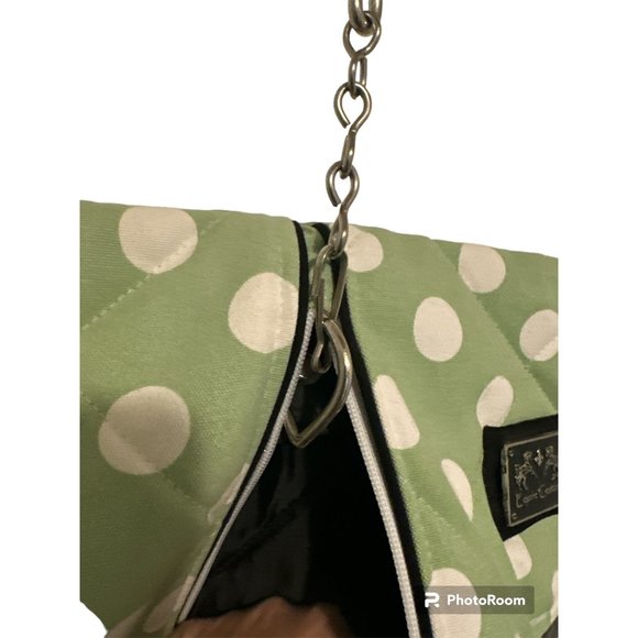 Equine Couture green polka‎ Dot Garment Bag - Picture 3 of 4